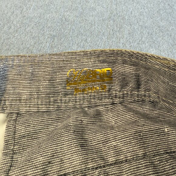 O’Neill Hybrid Boardshorts Men’s 34 Tan Stripe 22” Zip Fly Surf Shorts 151BA021B - Picture 9 of 12